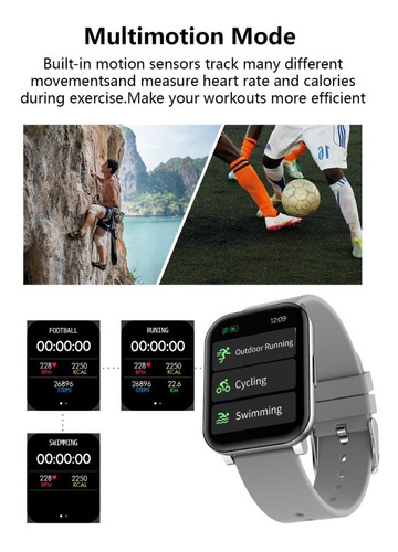 Reloj Inteligente Smartwatch Kumi Ku2 Presión Oxímetro