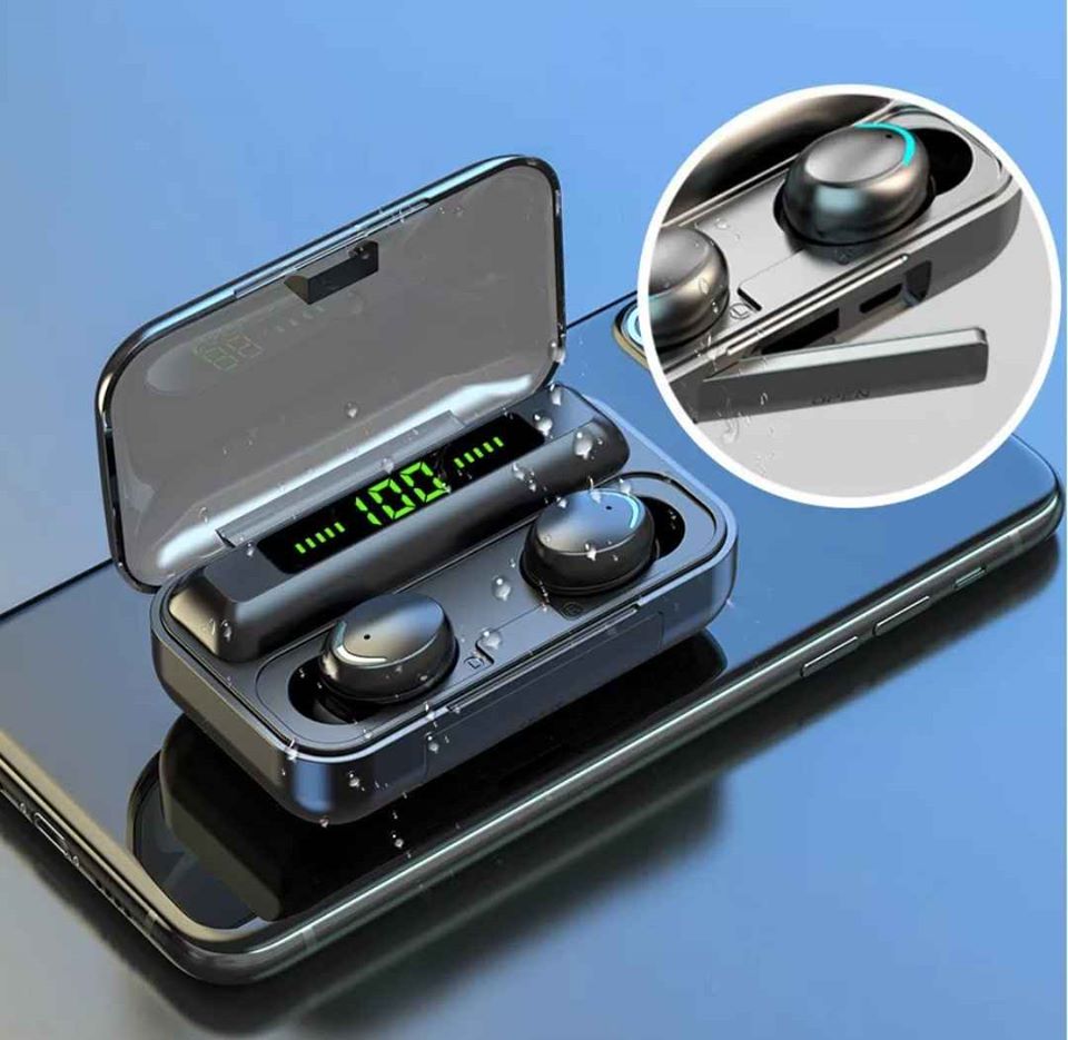 Auriculares inalámbricos TWS BTH F9 5 Táctil Power Bank